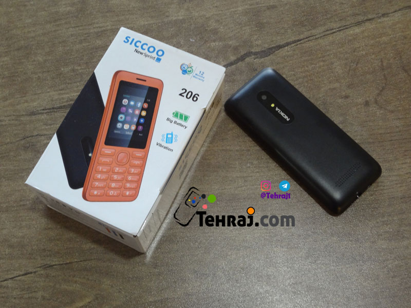 گوشی موبایل دکمه ای نوکیا 206،طرح اصلی،فول کپی 0