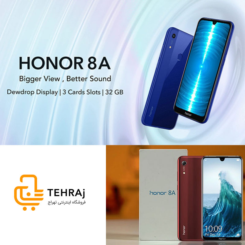 گوشی موبایل لمسی آنر ایت ای Honor 8A new 2019 اورج